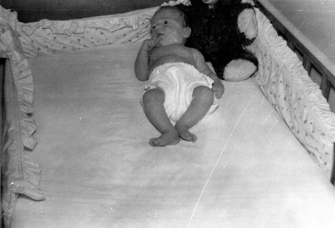 1956 09 Tracy With Stuffed Animal